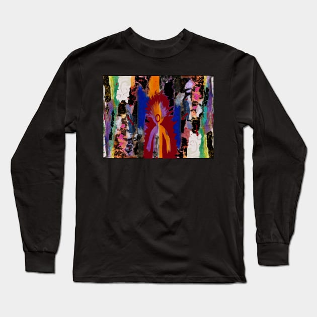 Horror & Shock Long Sleeve T-Shirt by Orchid's Art